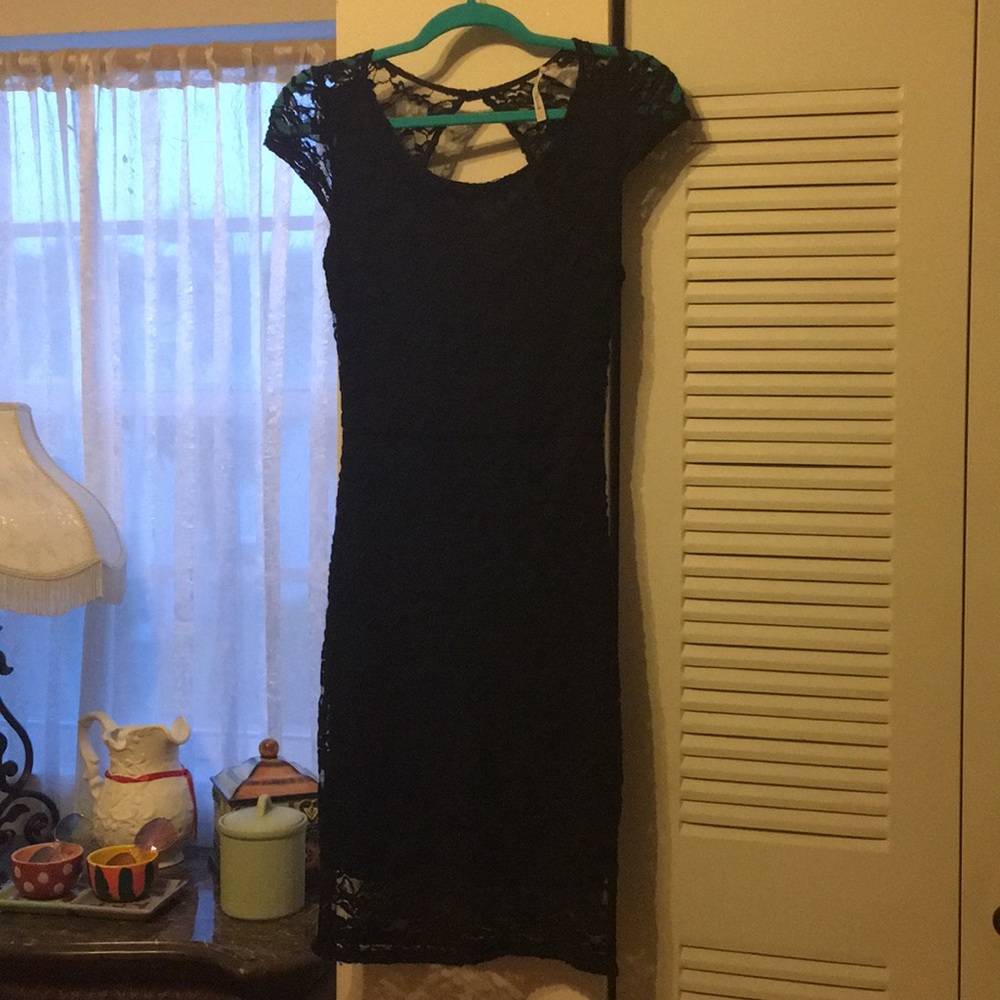 Black Lace Dress